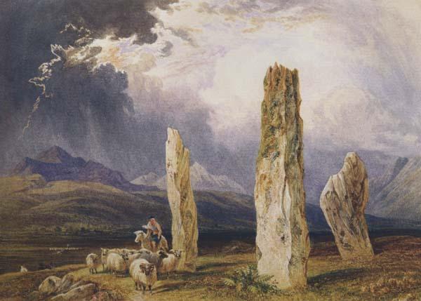 William Andrews Nesfield Druidical Temple at Tormore,isle of Arran (mk47) oil painting image